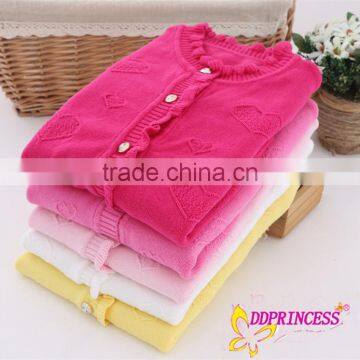 2015 factory wholesale of wool handmade sweater design for girl