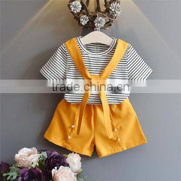 SS-968G Top Quality Kids Clothing Sets Organic Cotton Kid Clothing Boutique Kids Clothes Set photo-2