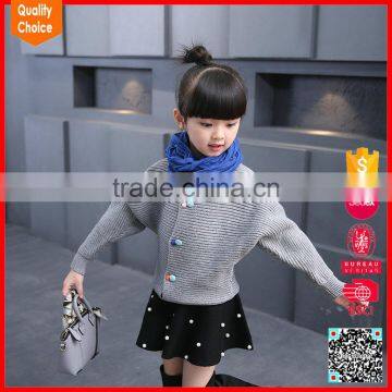 New arrival wholesale knitted fashion stylish girls sweater cardigan