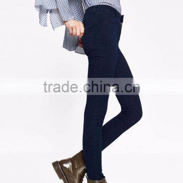 2016 Custom Fashion Apparel Young Girl Plain Dark Blue Summer Sexy Women Jeans Shorts Short Pants Half Pants Cotton Girls photo-3