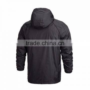 OEM/ODM New Men Clothing Sportswear Men Fashion Thin Windbreaker Jacket Zipper Coats Outwear Hooded Men Jacket photo-2