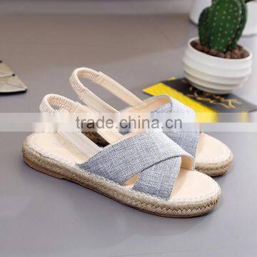 Zm50121b Summer New Style Ladies Roman Shoes Women Flat Sandal Shoe photo-2