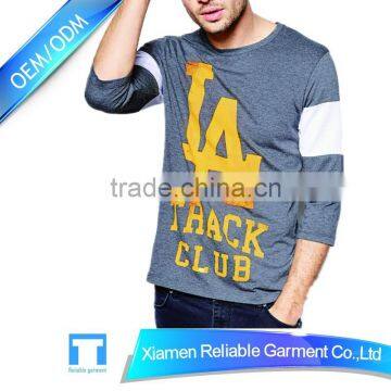 Good Quality Custom Design Cotton Inner Long Sleeve t Shirt China Supplier Clothing for Men 2016