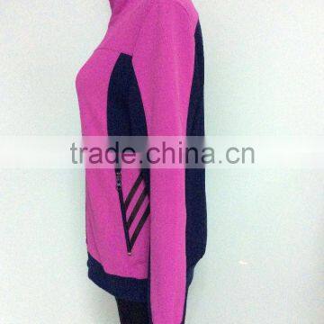Fashion Custom Fantastic Matching Color Women Contracted Long Sleeve Sportswears Made in China photo-3