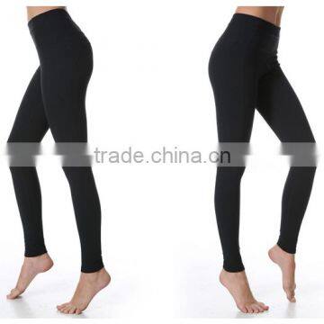 Toning Belly in Tall Waist Tight Yoga Ninth Pants 85% Polyester + 15% Spandex Women Wholesale Yoga Pants photo-4