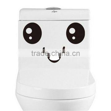 2016 New Funny Stylish Smiling Face Bathroom DIY Decal Vinyl Toilet Sticker Art Wall Paper Decor Cute Stickers photo-4