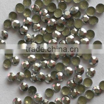 Hot fix Octagon Aluminum beads hot fix rhinestud