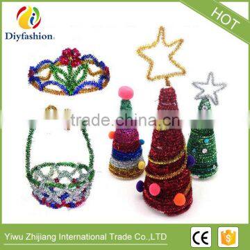 DIY 6MM Glitter Chenille Stems Pipe Cleaners DIY Hand Craft Materials For Creative Kids Toys