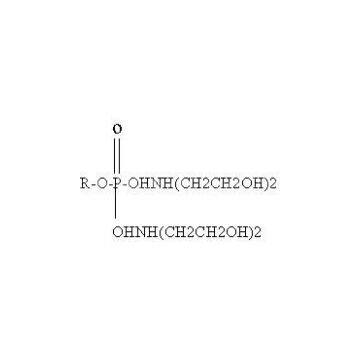 Alkyl phosphate diethanolamine salt