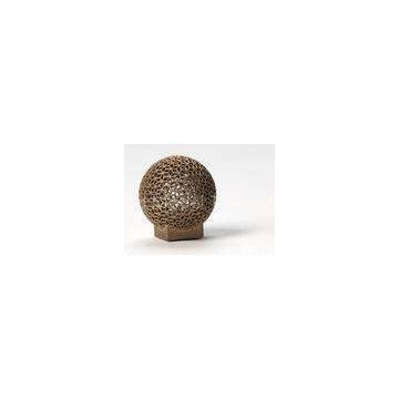 Aluminum DMLS 3D printing for Sphere Shape , Golden electroplating