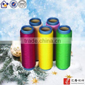 polyester filament yarn dty,dope dyed polyester yarn dty, in home textile for Carpet