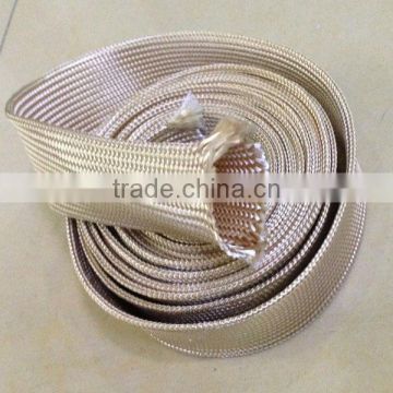 fireproof refractory heat resistance fiber glass sleeving with heat treatment