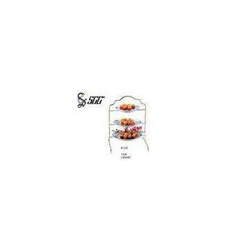 304 Stainless Steel Door Shaped 3 Tier Buffet Server for Pastry Bread Food