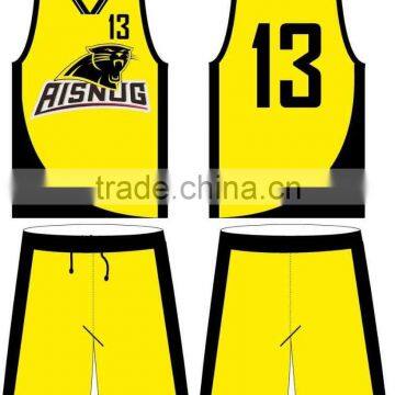 Basket Ball Uniforms Made in interlock fabric 100% polyester and fully customized with digital sublimation