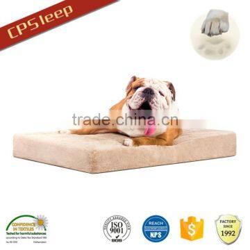 Luxury soft high quality memory foam dog bed removable cover