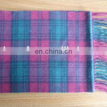 ROYAL MODERN TARTAN LUXURY CASHMERE SCARF photo-4
