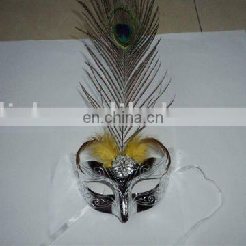 party carnival masquerade feather ball mask MPM-067