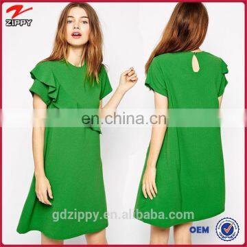 Alibaba china dressses women shift dress in green