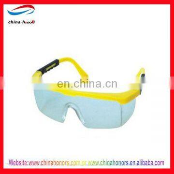 safety goggles yellow lens/double lens safety glasses