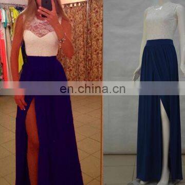 Women new slit women long dresses 2016