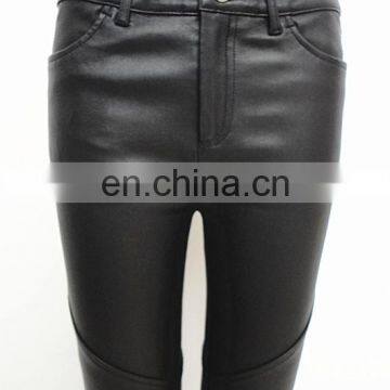 Wholesale Stretch Leather Leggings Stretch Pants Genuine Leather Pants for Women photo-6