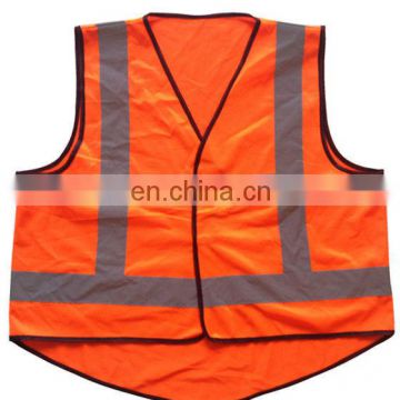 Running reflective vest with pocket in yellow color KF-222