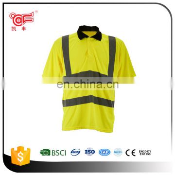 Cheap reflective t-shirt on road safety for wholesale KF-139