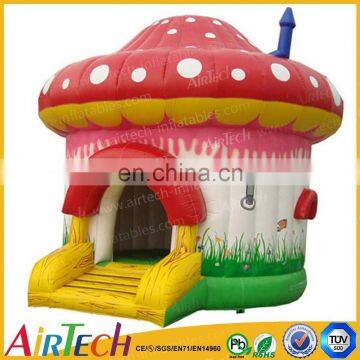 New design mushroom inflatable indoor moonwalk bouncer for sale