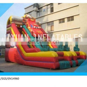 giant car inflatable slide/toy car inflatable dry slide