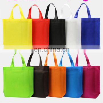 Full color factory supply cheap non woven fabric bag /fabric shopping bag with handing