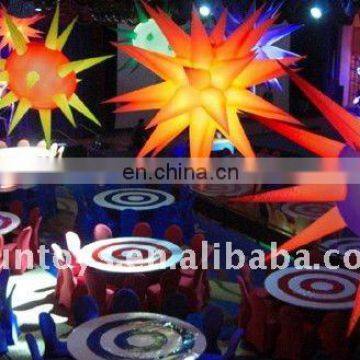 New year inflatable stage decoration star