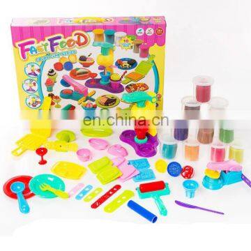 2017 soft non-toxic kids intelligenct play dough set