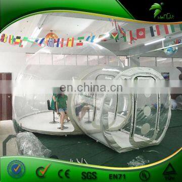 Outdoor Clear Inflatable Bubble Tent / PVC Camping Transparent Tent / Inflatable Lawn Bubble Lodge Tent For Sale photo-3