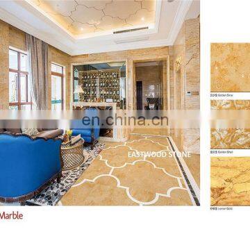 Lemon gold marble floor