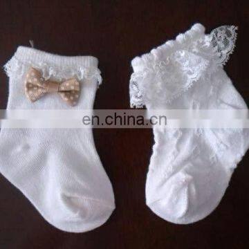 infant white lace socks girls