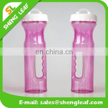 Plastic Water Cup with straw for sale