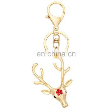 New Hot Selling Personalized Gold Antlers Pendant Keychain photo-1