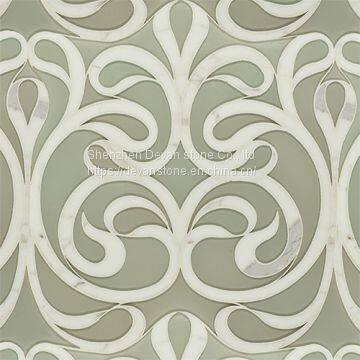 New Design Waterjet Mosaic Backsplash Mosaic photo-3