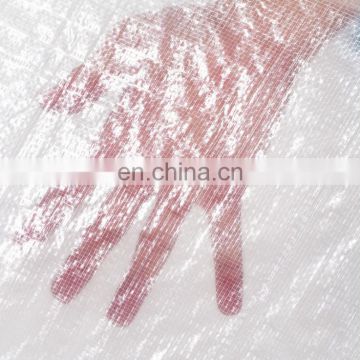 Transparent Construction Woven Fabric PE Leno Tarpaulin