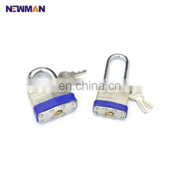 Factory Price Cheap Laminated Shiny Color Padlock Master Key Locks