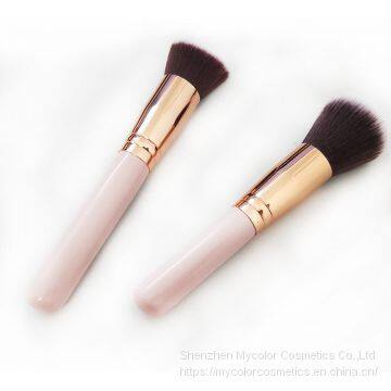 New High Quality Customized Portable Makeup Brush Powder Brush Foundation Brush OEM Blush Brush photo-4