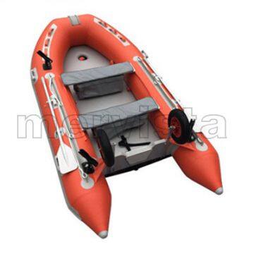 (CE) China PVC Customized Rigid Inflatable Fishing Rubber Rowing Boat Dinghy With Electric Motor
