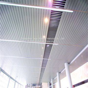 Commercial Summer Maple Grain Type C Aluminum Buckle Ceiling