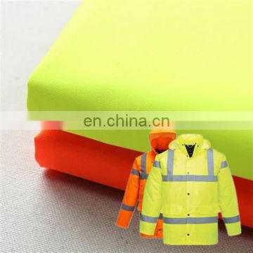 2020 hot selling 300D fluorescent polyester oxford fabric for high-vis jacket