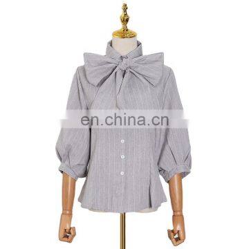 korean For Women Clothing bowknot Summer Top  2020