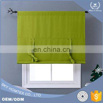 Blackout Kitchen Curtain Tie Up Blackout Curtain for Kitchen For Kids Room photo-2