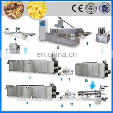 CE Small Scale Breakfast Cereal Machines Corn Flakes Plant Extruding Production Machinery photo-5