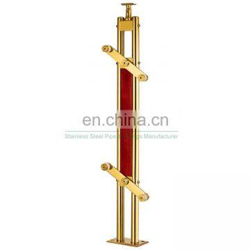 New Hot Glass Inox Stainless Steel 304 316 Balustrade Post Staircase Railing Factory China photo-3