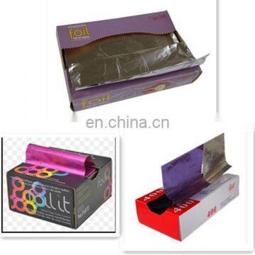 Wholesales 12mic 13mic 15mic Low Price Colorful Embossed Aluminum Foil for Hair Highlight photo-6