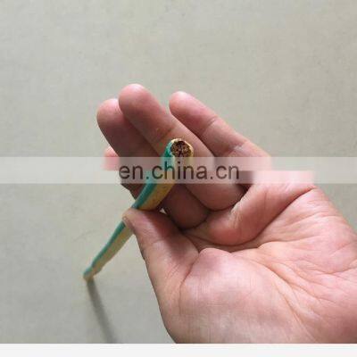 2021 hot sale pvc insulated yellow green wire 16mm